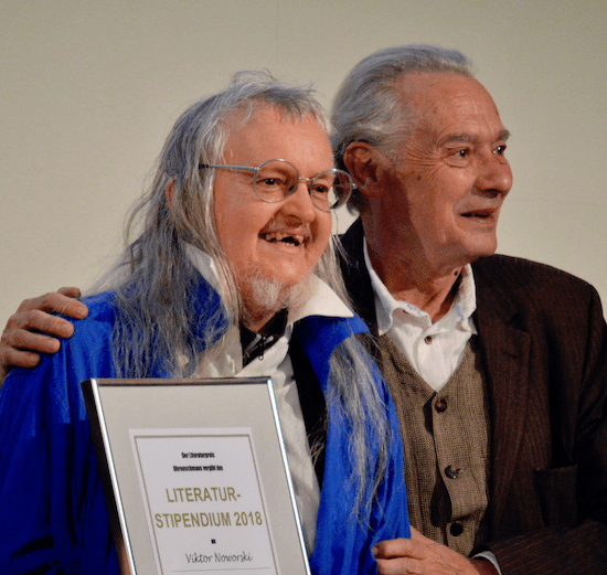 Viktor Noworski mit Felix Mitterer